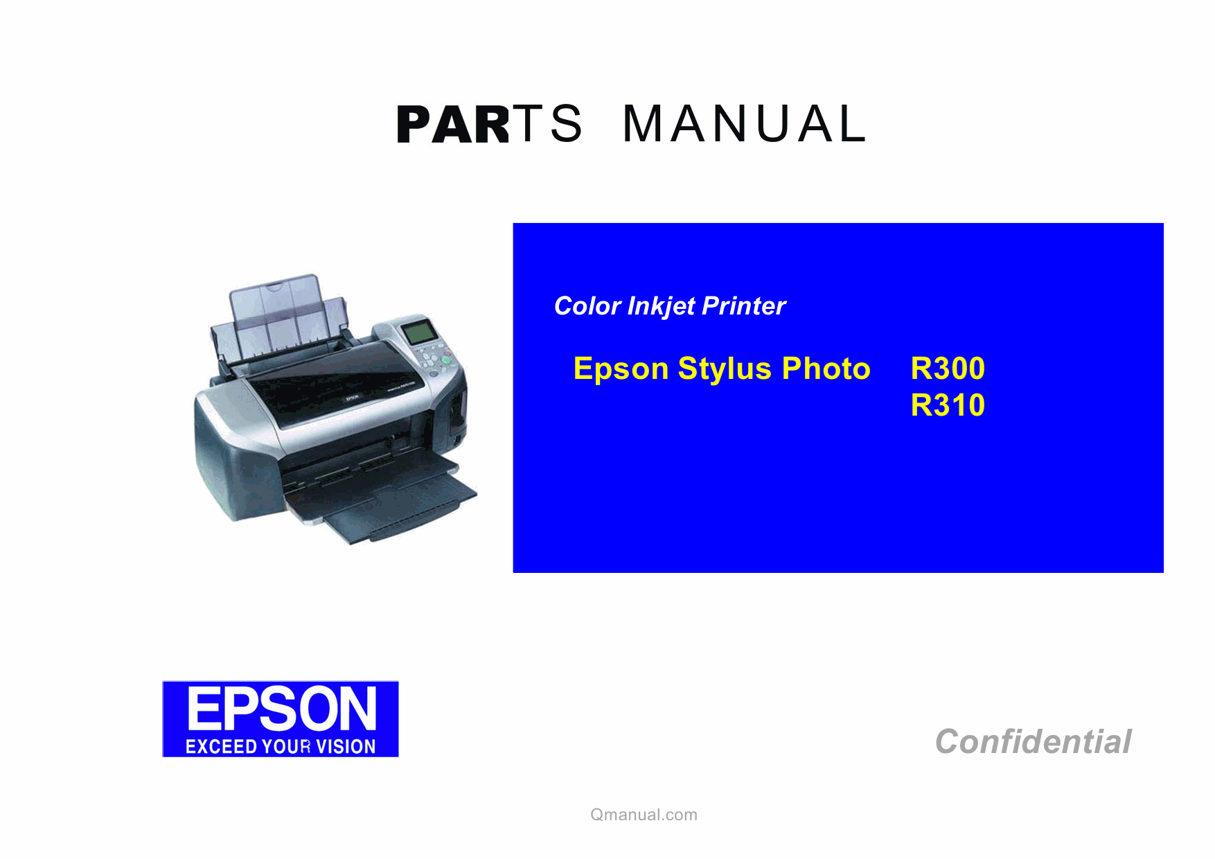 EPSON StylusPhoto R300 R310 Parts Manual-1